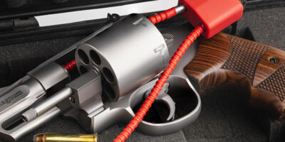 Photo of a locked gun